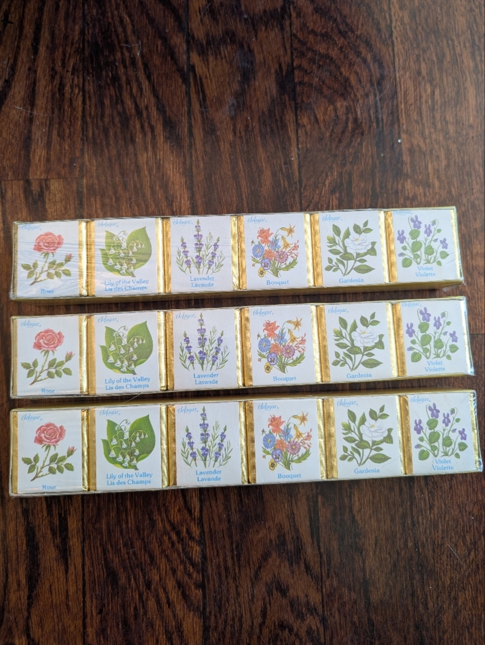Delagar Vintage English Bath Cubes Lot